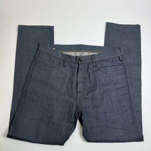 Matias Sol Jeans Men's Size 34 Blue Mid Rise Slim Taper Fit Denim Made In USA